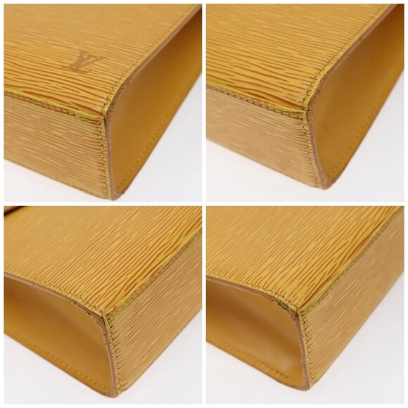 LOUIS VUITTON Epi Malesherbes Hand Bag Tassili Yellow Jonne - Picture 16 of 16